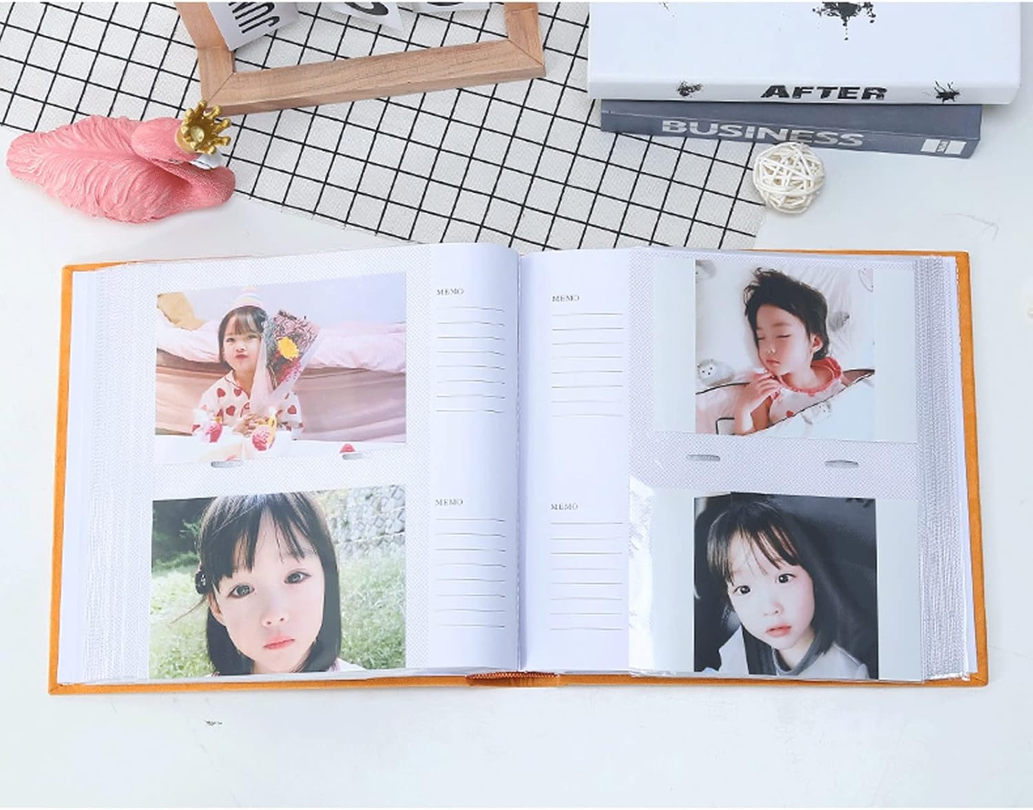 Album Album Album This Interstitial Large-Capacity Leather Velvet 200 Albums Memorial Album Home Edition Album Large Capacity Cover Photo Album (Color : 05) (5)