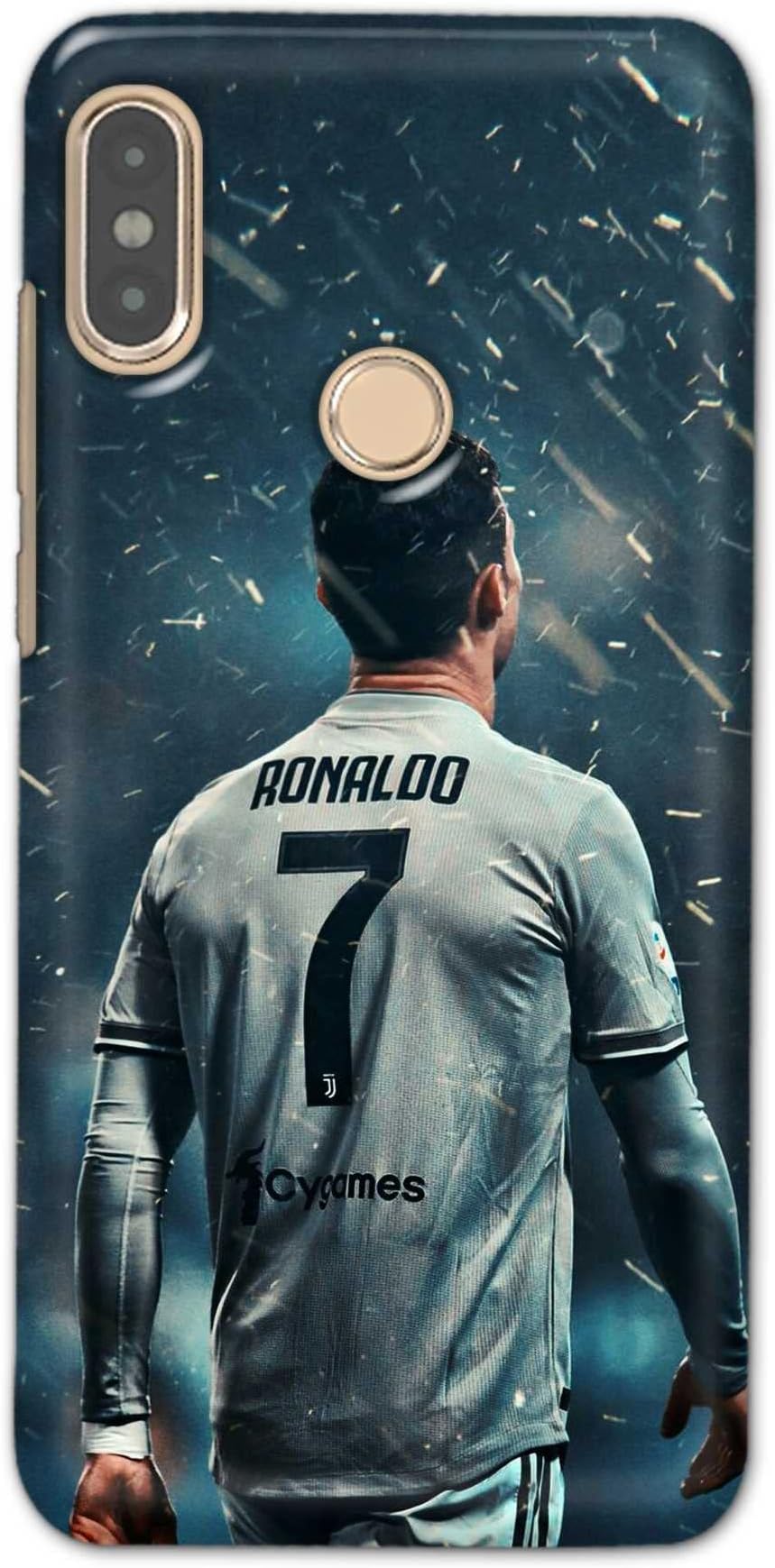 Generic PRINTFIDAA Famous Football Player Ronaldo Printed Designer Hard Back Case Cover for Xiaomi Redmi Note 5 Pro -(SQ) SLC1005