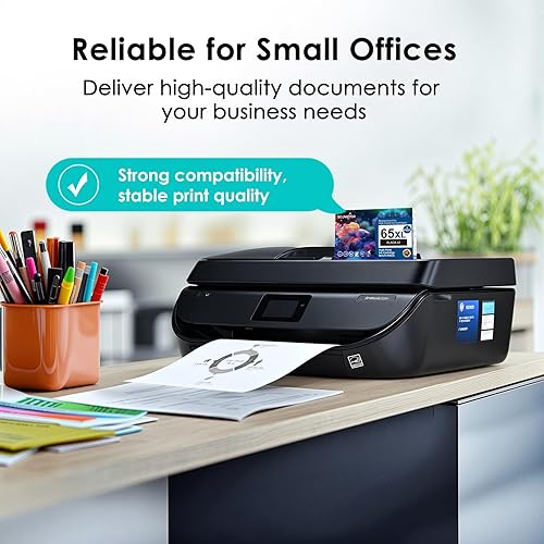 Miniatura 8 de EcoVictor - Cartuchos de tinta remanufacturados 65XL de repuesto para HP 65 XL Cartucho de tinta negro HP65 HP65XL compatible Envy 5000 5055 5052