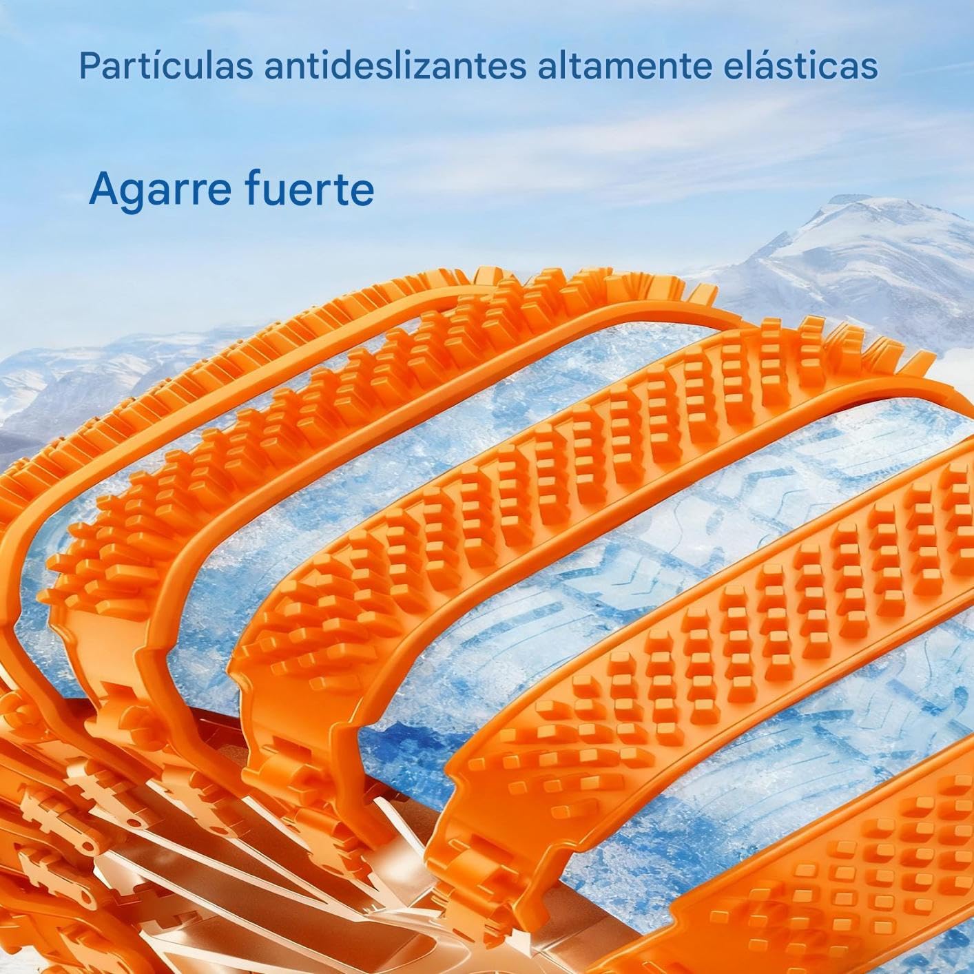 Cadenas De Nieve Correas De Amarre Para Ruedas Ajustables 10 Piezas