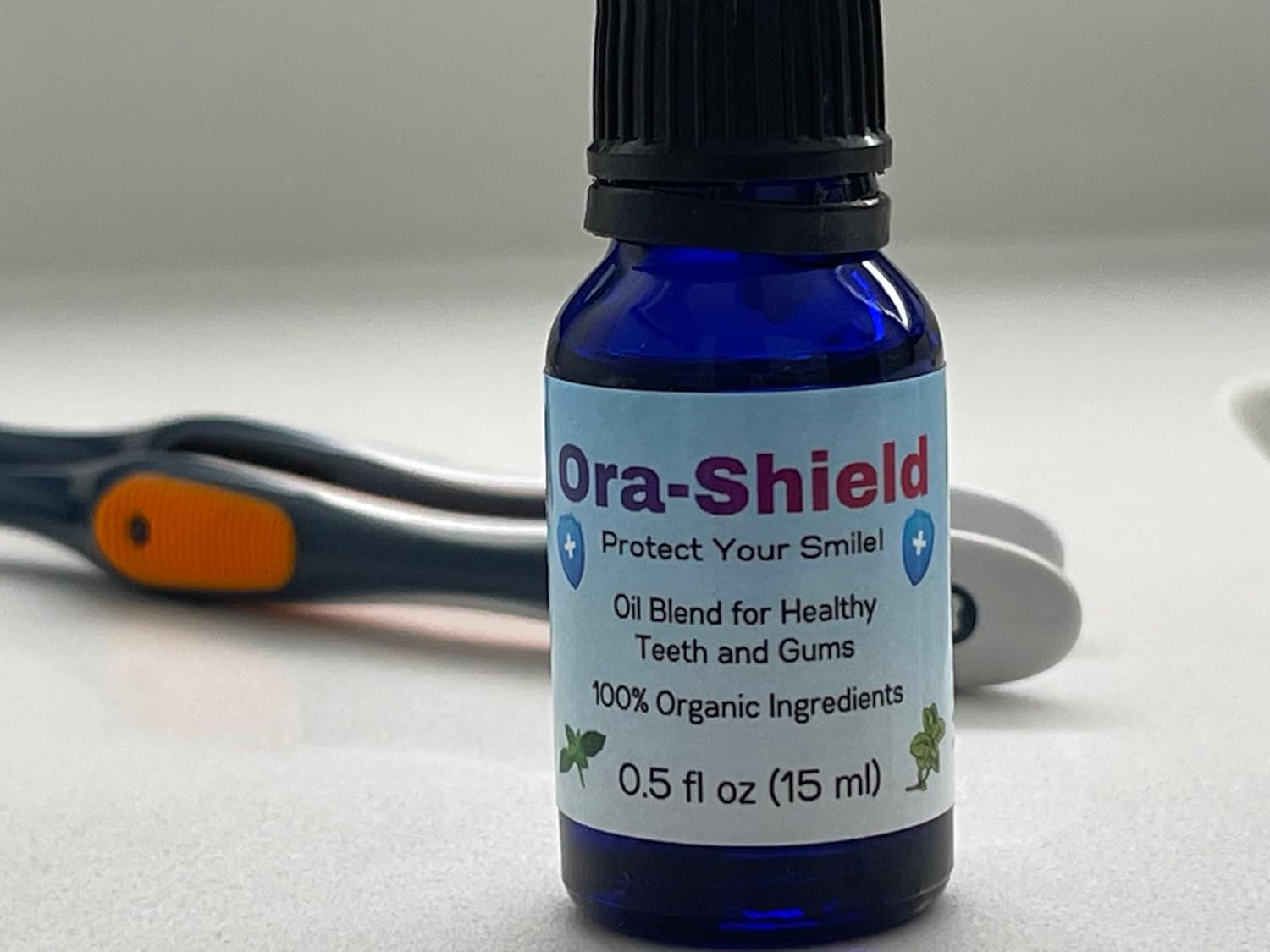 Tooth Oil for Gum Disease & Gingivitis – PhD-Formulated Organic Essential Oils – Soothes Bleeding, Sore & Receding Gums – Toothpaste Alternative for Adults & Kids