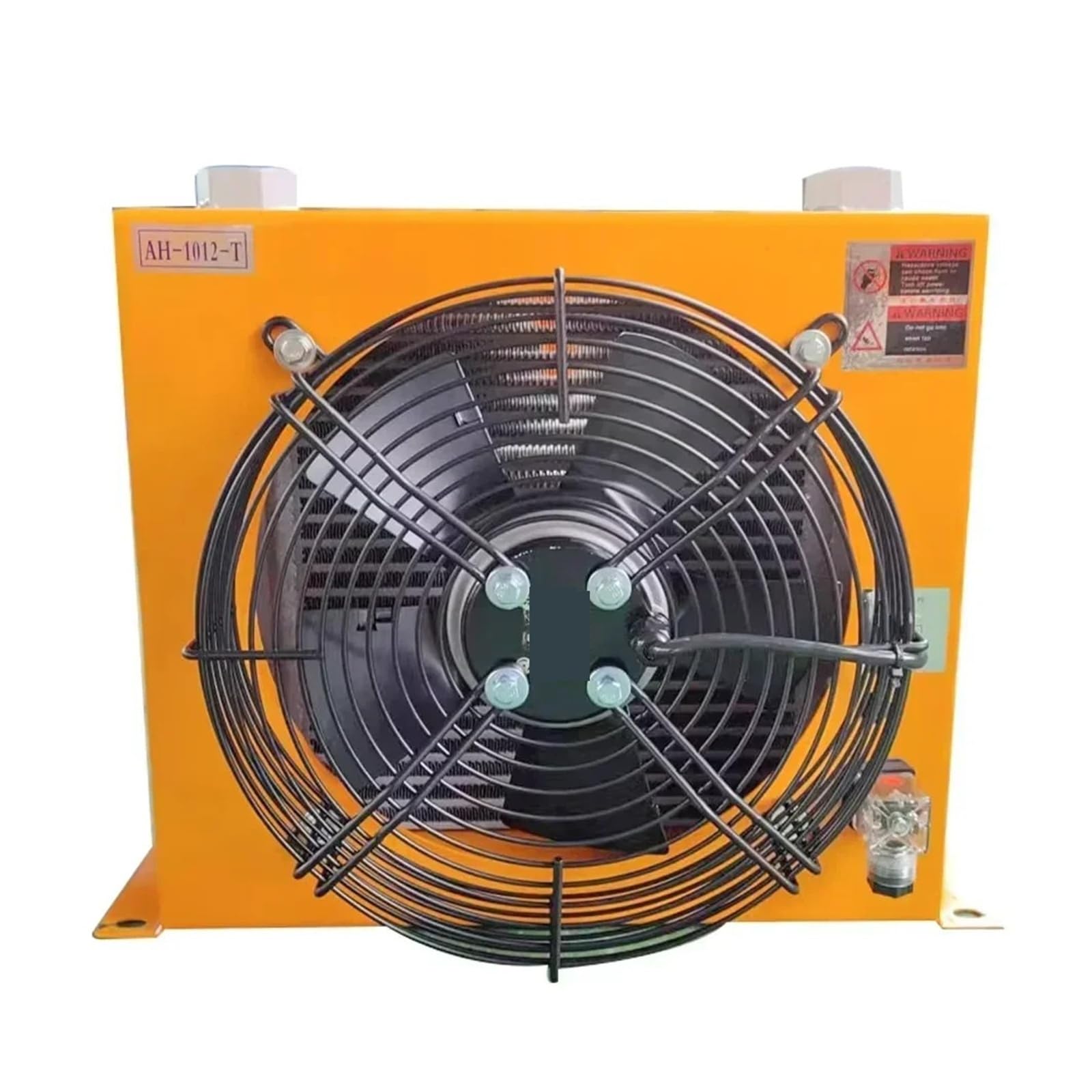 Hydraulischer Luftkühler AH1012T-CA Luftgekühlter Durchflussölkühler 100 l/min Kraftstofftankkühlung 1400 U/min Geringe Geräuschentwicklung(DC 12V)