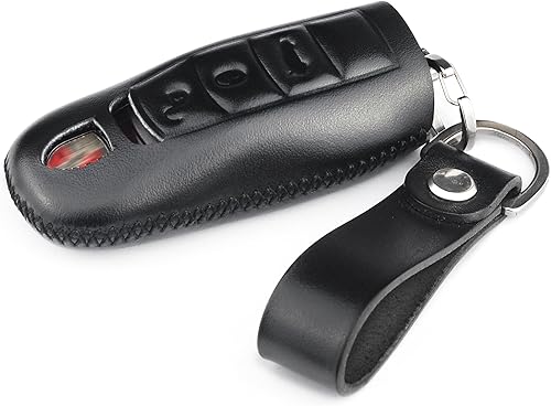 Miniatura 6 de Funda de piel italiana para llavero compatible con Boxster Turbo Porsche Cayenne Panamera Macan Cayman 911