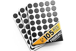 105-Count Compact Adhesive Magnets for Whiteboards