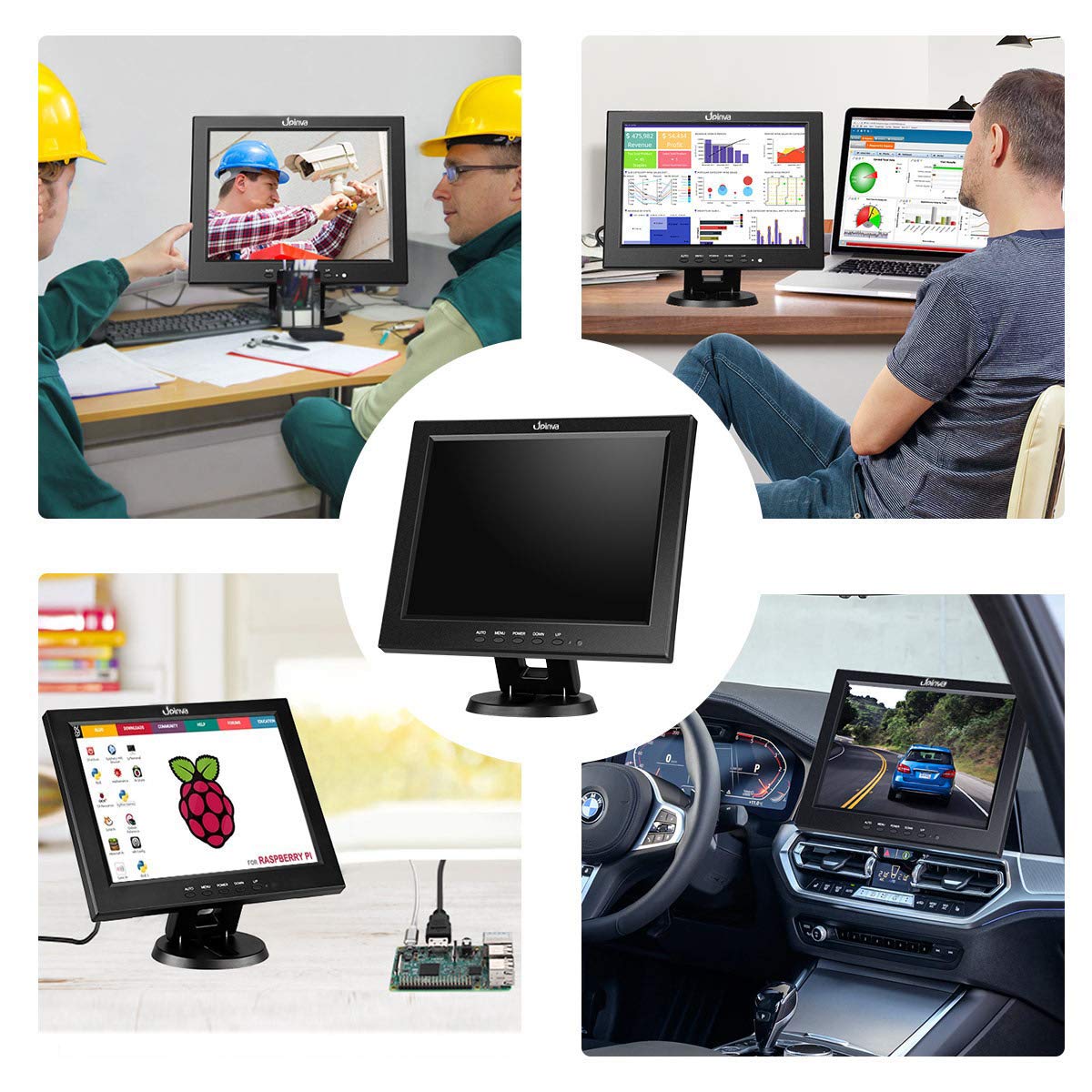 12 pollici Monitor CCTV Display Sicurezza Schermo telecamera di sicurezza Multifunzione HDMI AV BNC VGA Ingresso interfaccia USB monitor del computer Risoluzione 800x600