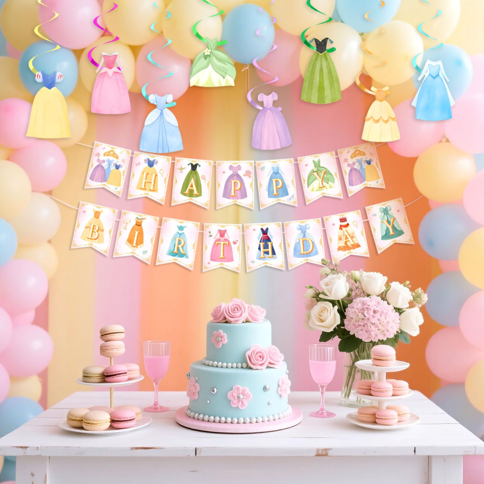 Kit De 16 Fécorations De Fête D'Anniversaire De Chasse Bannière Décor De Table En Nid D'Abeille De Gone Hunting Cartes à Suspendre De Tourbillons Colorés Cartes Ours Oh Deer Arbre Vert