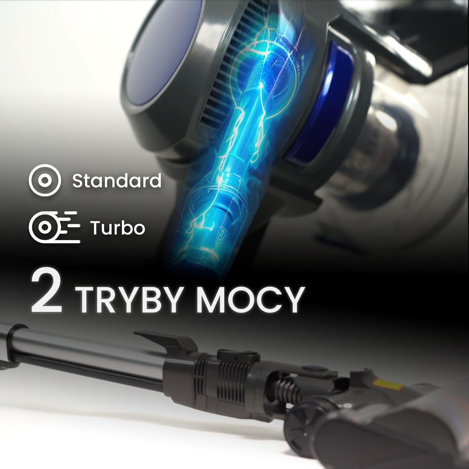 Odkurzacz Bezprzewodowy stojący Air Essence Bise Max 120AirWatt, czerwony, vacuum cleaner, technologia cyklonowa, Odkurzacz Pionowy, Technologia Honeycomb, Odkurzacz Samochodowy, Odkurzacz Bezworkowy