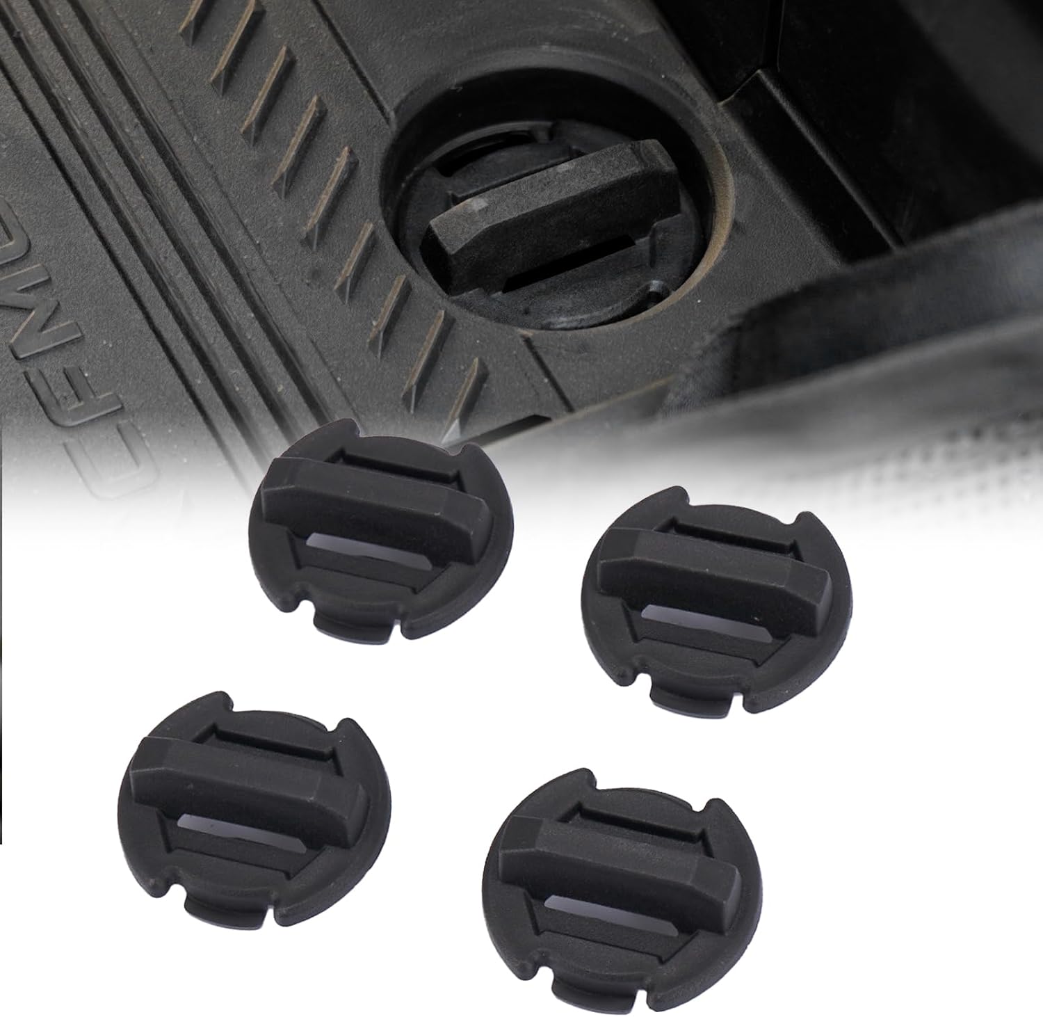 A & UTV PRO Floor Drain Plugs for CFMOTO UFORCE 1000/ZFORCE 950 2020-2023, Black Drain Cover Panels Trap Seal Plug for CFMOTO UFORCE 1000 / ZFORCE 950 2020 2021 2022 2023 Accessories