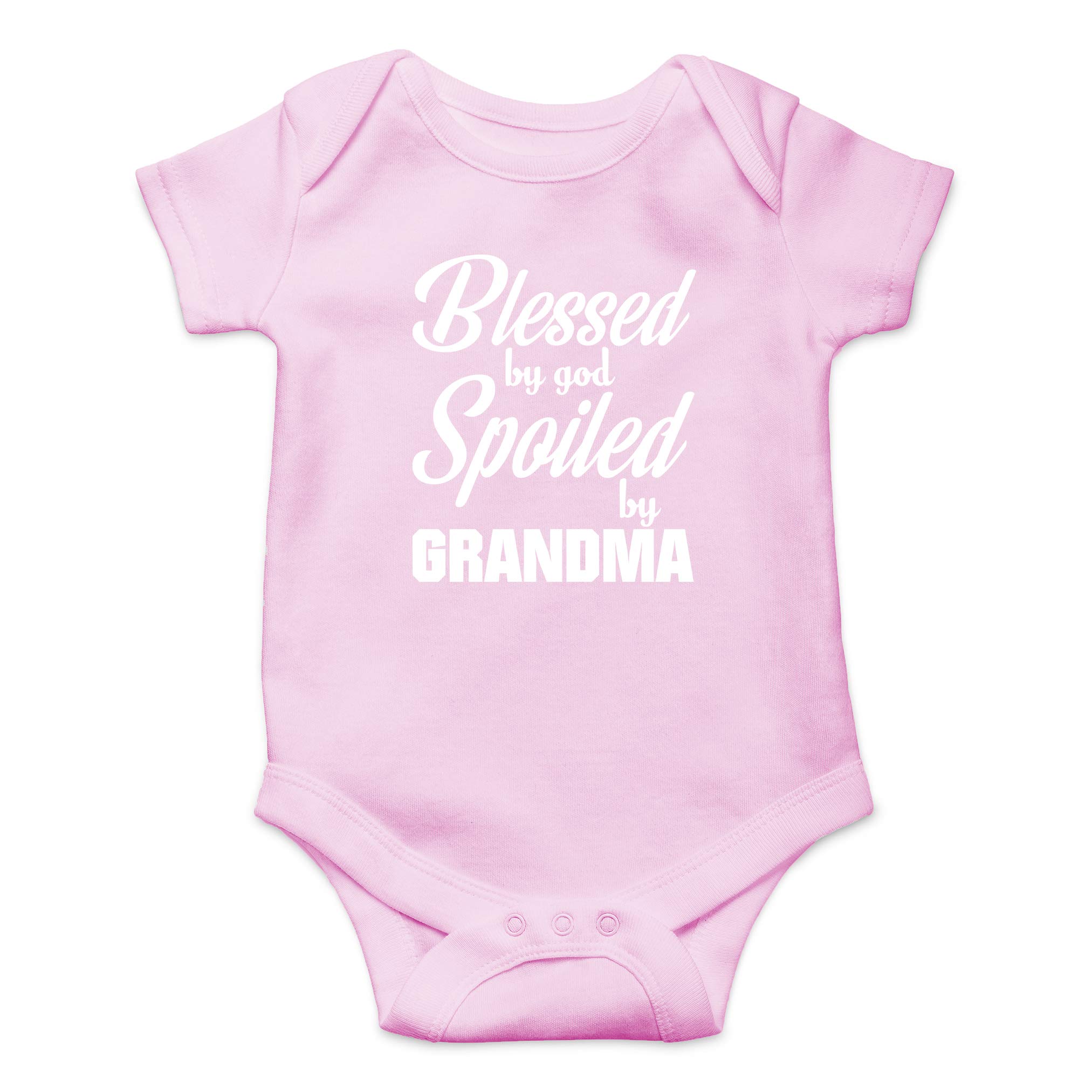 AW Fashions Blessed By God, Spoiled By Grandma Baby Bodysuit Cute...