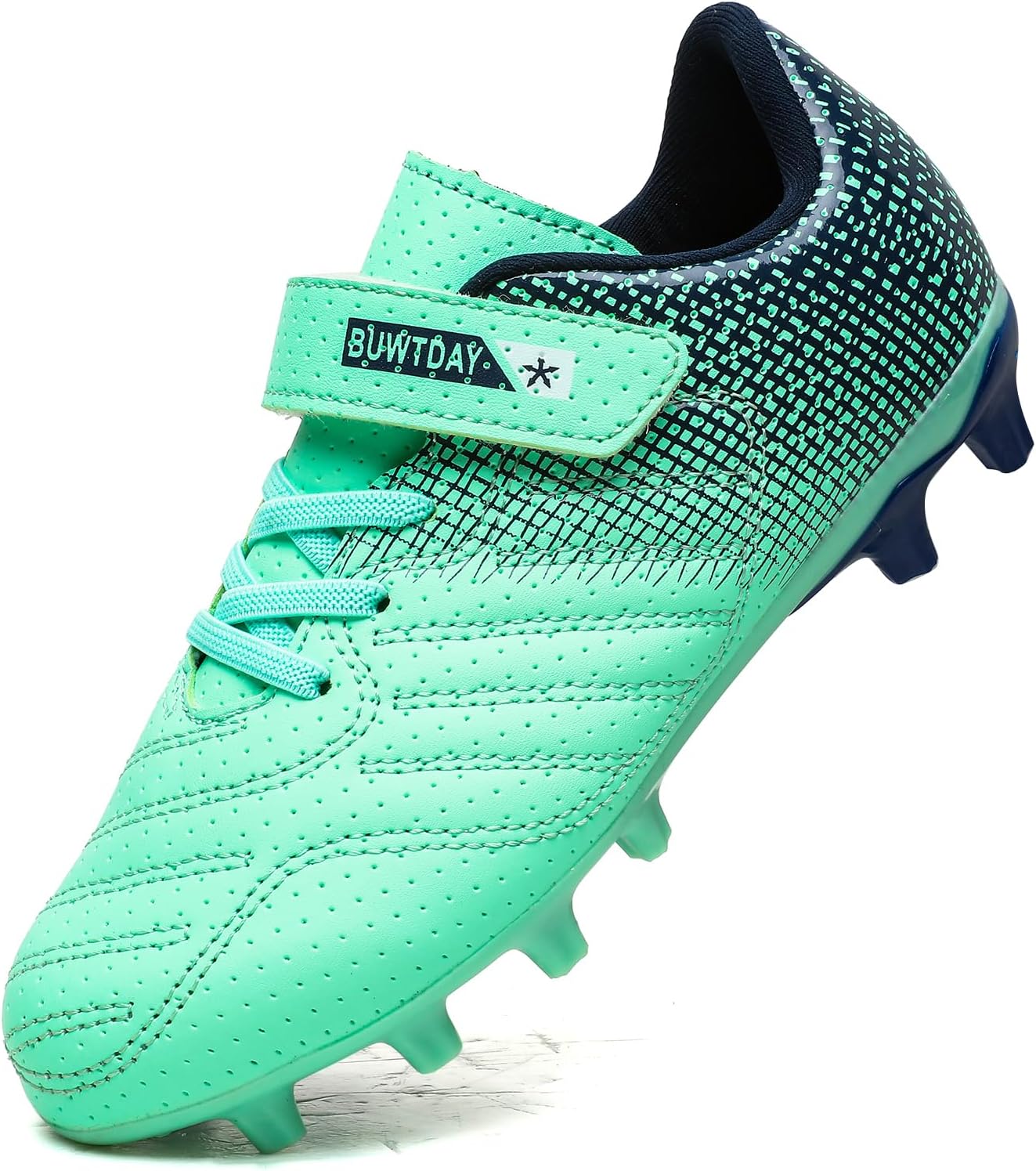 Kids Soccer Cleats Boys Girls Athletic Outdoor Firm Ground Youth Football Shoes(Little Kid/Big Kid)