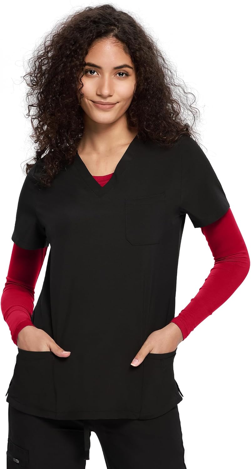COZYFIT Underscrub Long Sleeve Women - Crew Neck Scrubs Undershirts for Nurse with Soft Fabric - Image 5