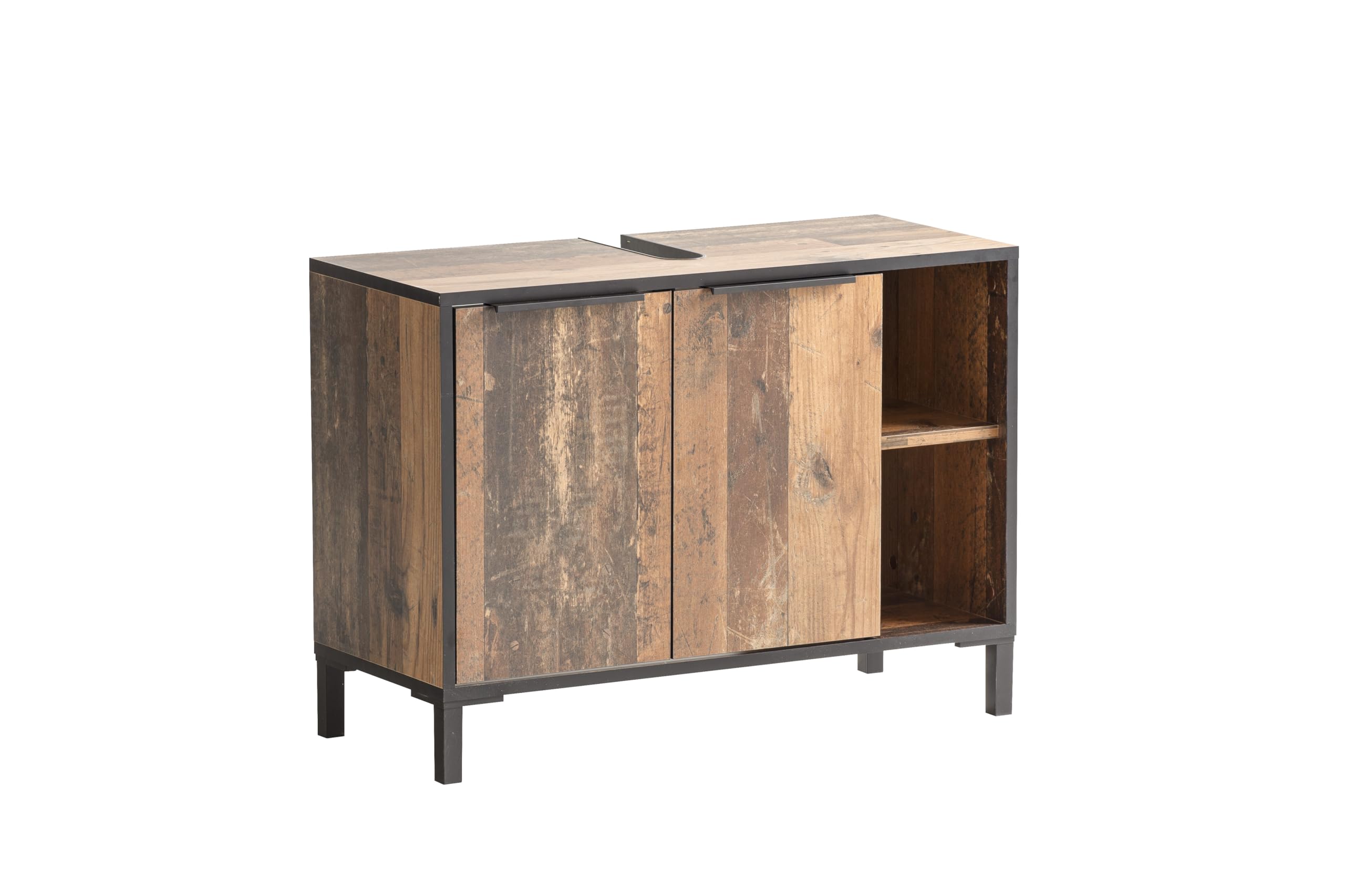Schildmeyer Jaap 157801 Meuble Sous Lavabo, Old Style Dark, 79,8 x 33 x 49,3 cm