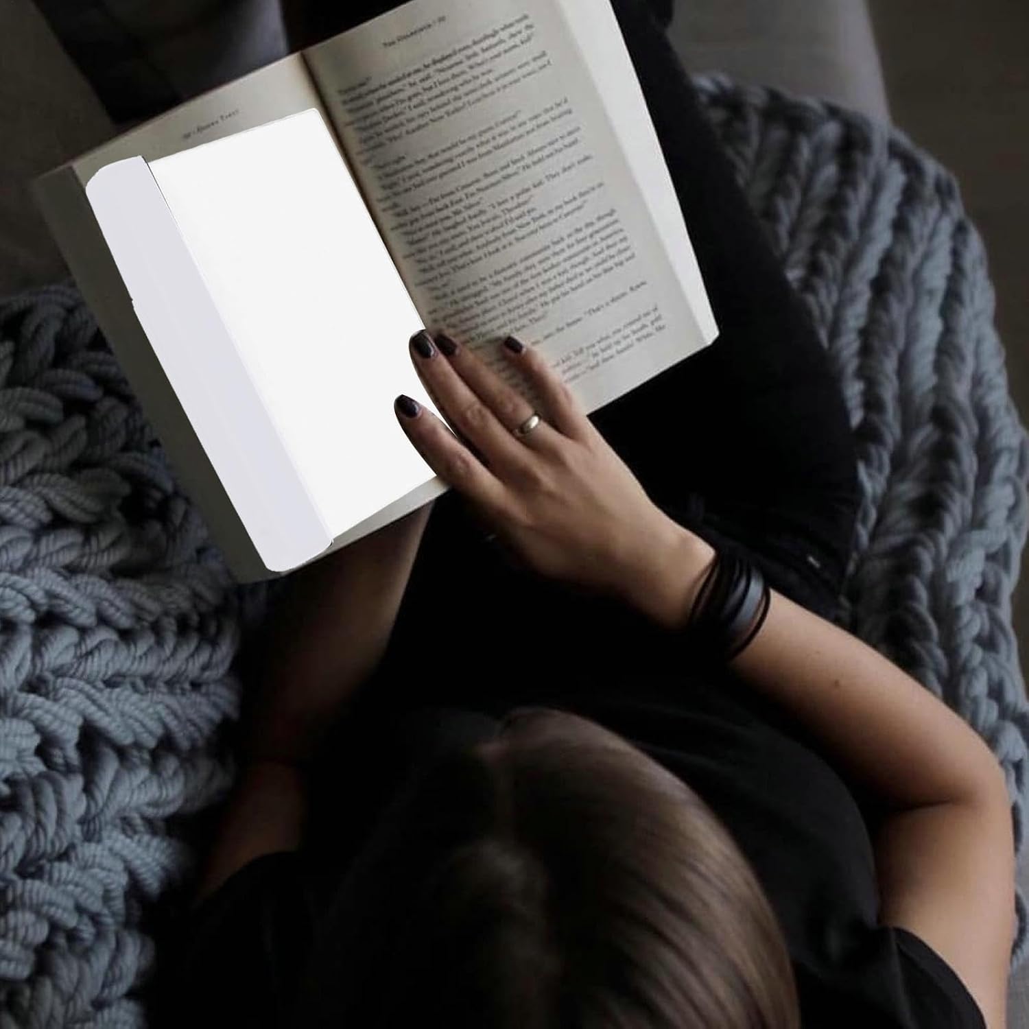 Bookmark Light for Reading | Night Reading Light Panel | Eye Protection Light Reading Lights for Bedroom, Bed, Dorm