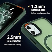 Vista 324 de Yriklso Strong Magnetic Case for iPhone 11 [Compatibilty with MagSafe] Protective Shockproof Cover Phone Case for iPhone 11 6.1" Frosted Purple