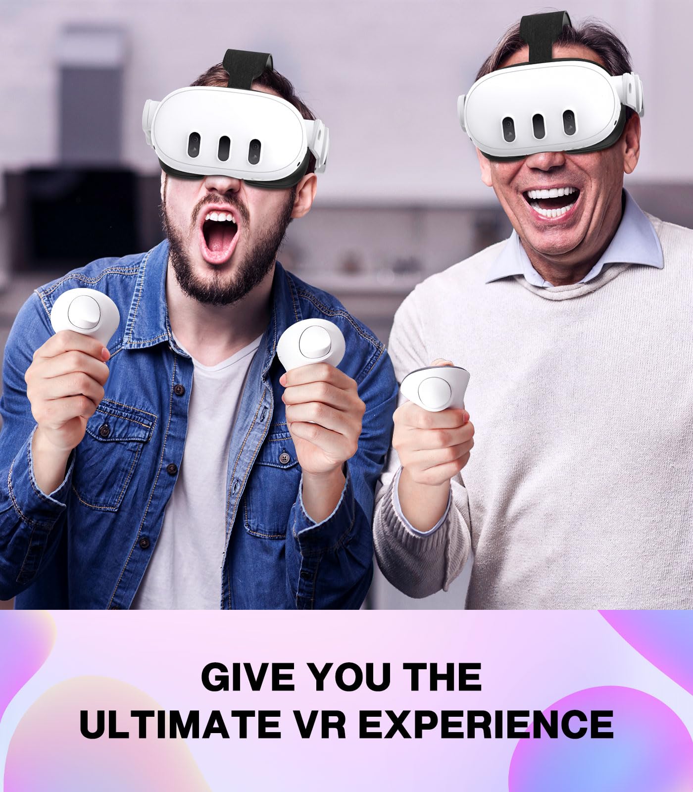 MoKo Correa de Cabeza para Meta Quest 3S, Correa Ajustable Elite de Repuesto para Mayor Comodidad de Apoyo y Inmersión de Juego VR Accesorios Compatibles con Oculus Quest 3(Solo Correa para la Cabeza)