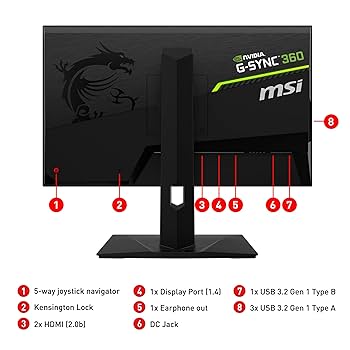 Nia MSI Oculux NXG253R 360Hz 24.5インチ 24.5