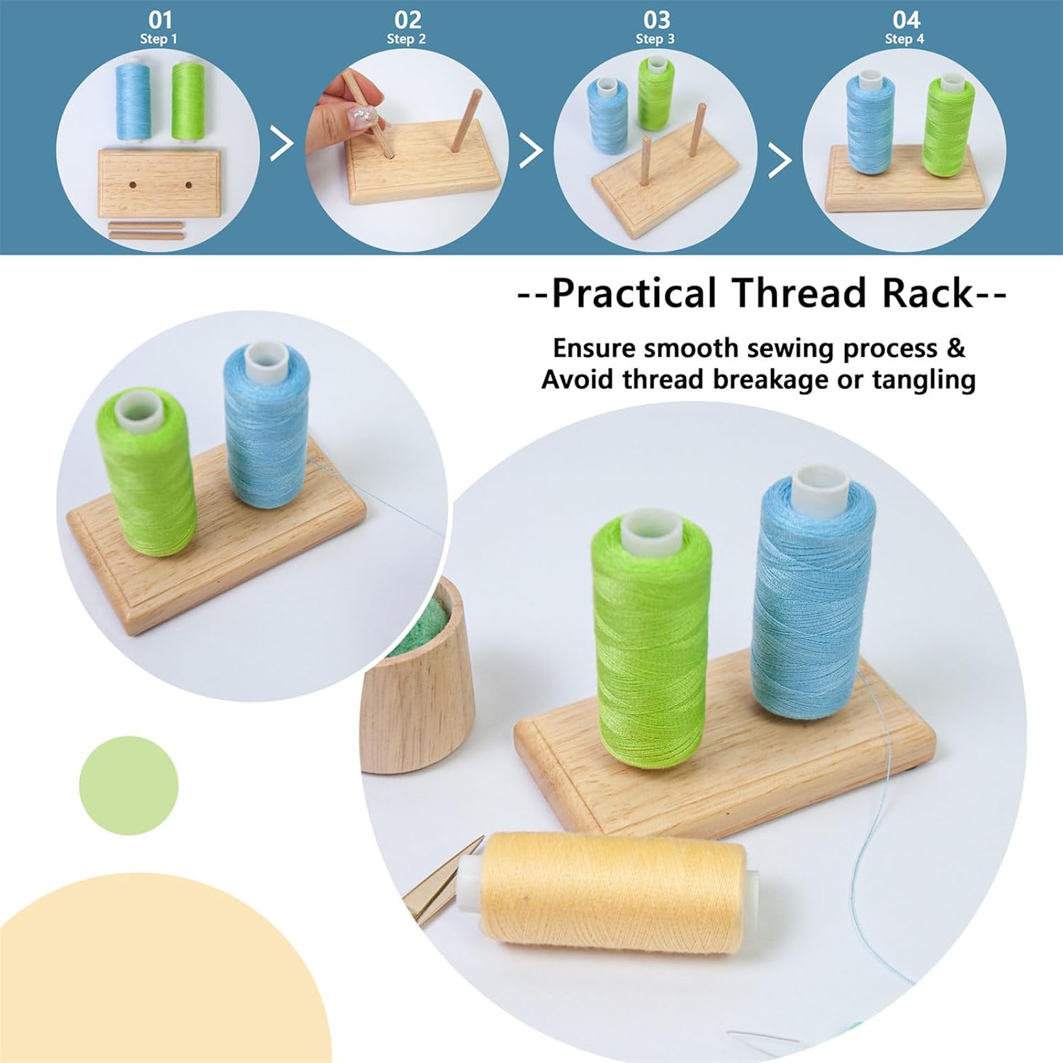 12 Assorted Tone Polyester Thread Set High Tensile Power for Sewing Machines and Hand Stitching High Strengths Sewing Machine Thread
