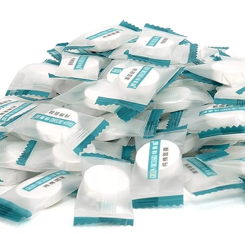 Miniatura 3 de 100 hojas de máscara facial comprimida de algodón puro natural, cuidado de la piel facial, ideal para el hogar y los viajes, papel de máscara