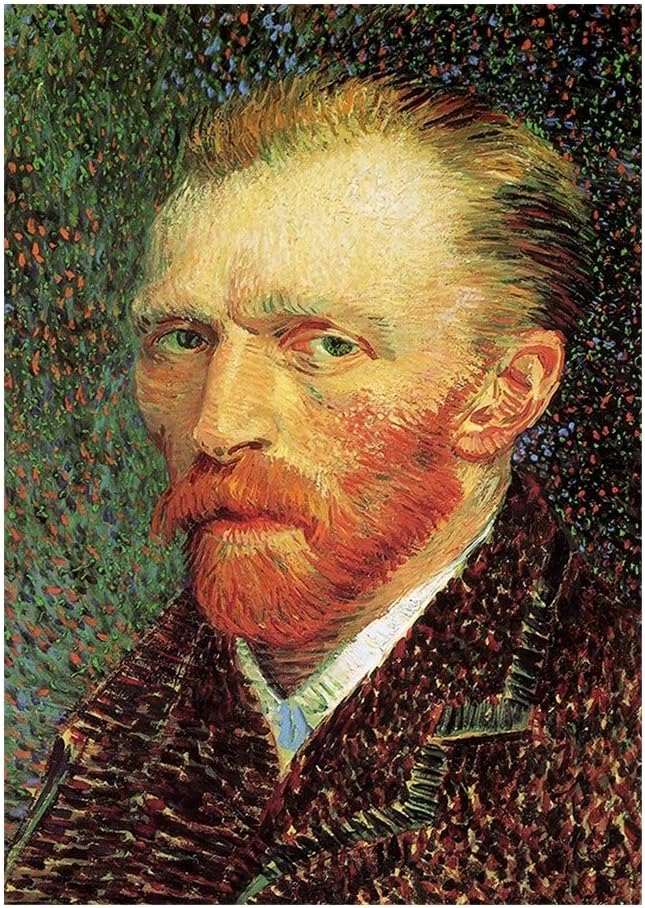 JLHBM World-Class Painter Collection Puzzles - Self-Portrait Van Gogh Jigsaw Puzzle - Wooden 300/500/1000 Pieces Toy Unique Gift Home Decor (Size : 1000pcs)