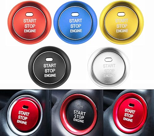 Miniatura 3 de Cubierta para botón de encendido del motor, ajuste para Mazda CX3 CX4 CX5 botón de arranque del motor cubierta protectora decoración