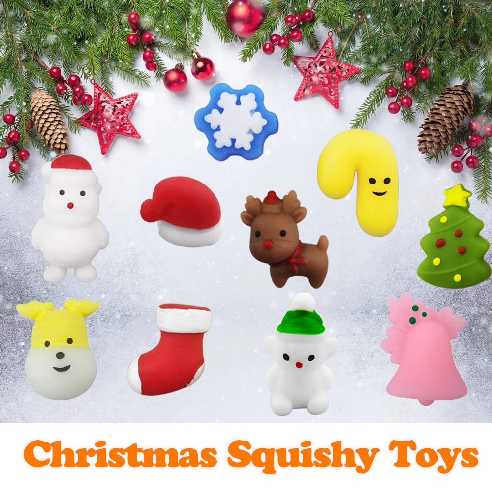 40Pcs Christmas Mochi Squishy Toys - Image 2