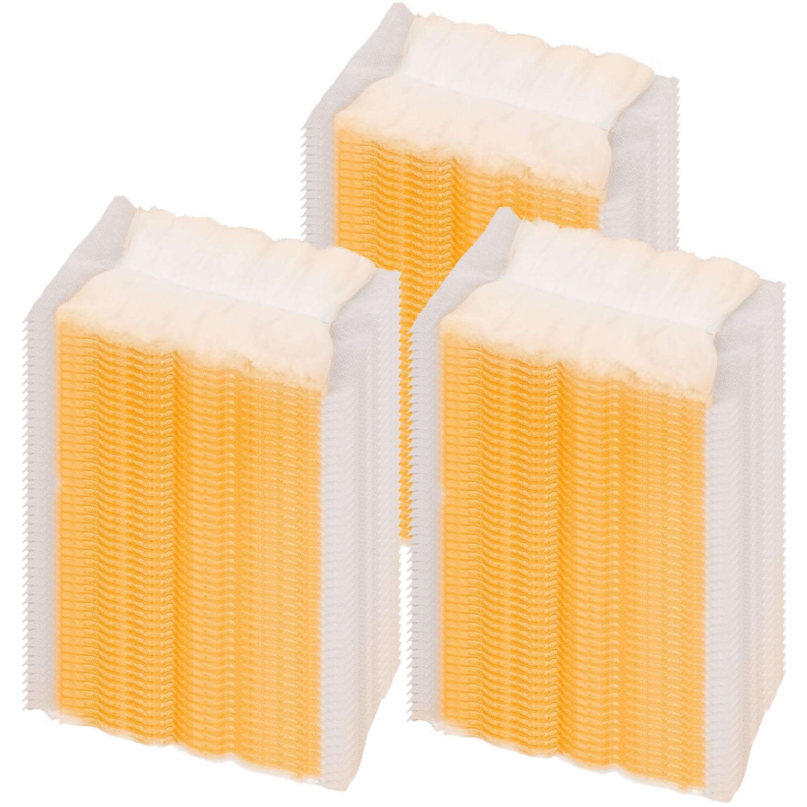 Wanmu 120 Pcs Duster Refills, Electrostatic Disposable Dusters Refills Compatible with Duster, Bulk Heavy Duty Dusters Refill for Blinds Ceiling Fans Furniture Multi-Surface Dusting, Unscented(Orange)