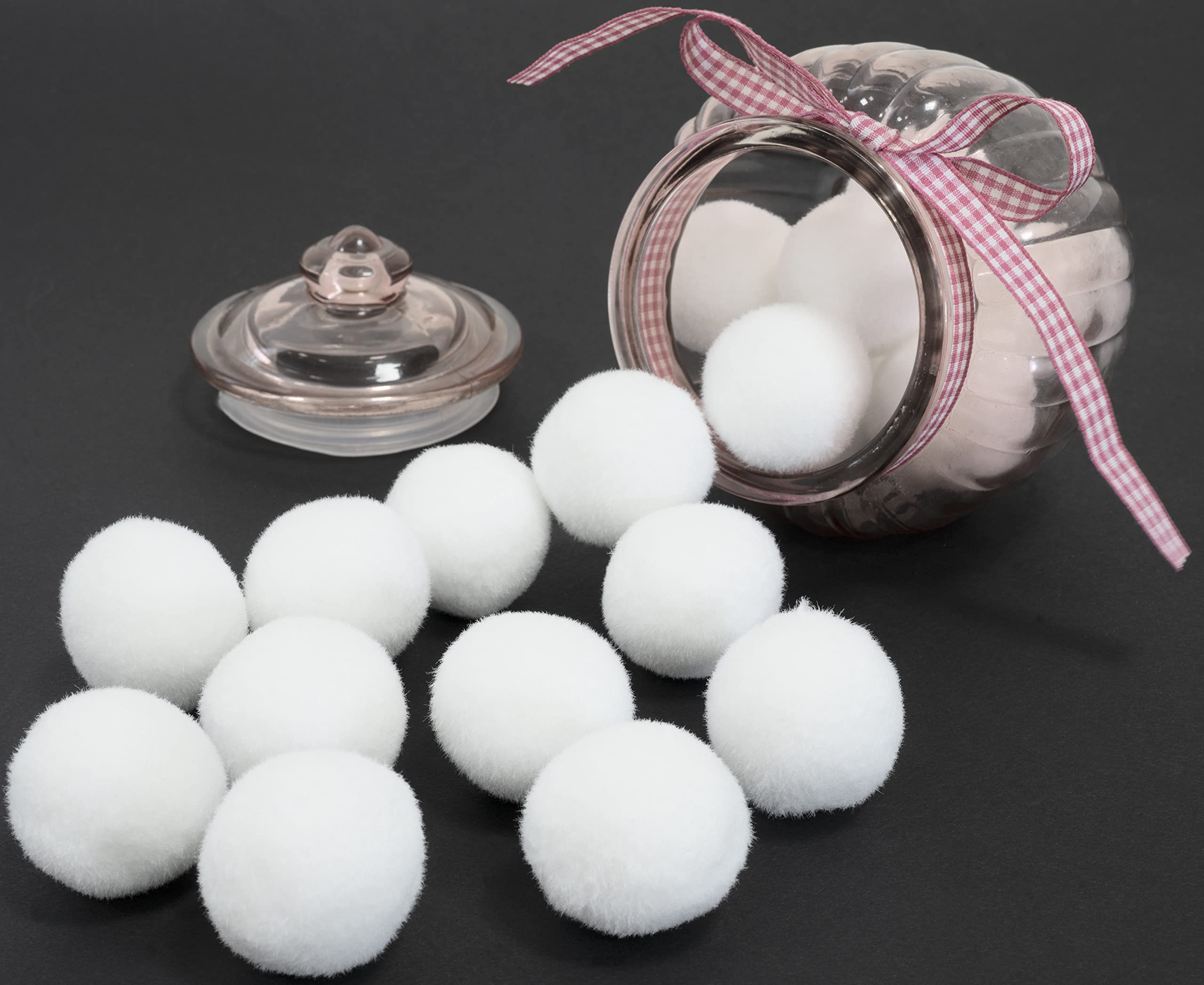 Set 100 Pompon Ø20mm Nero - Per Hobby Creativo, Decorazione, Cucito - Foto 10