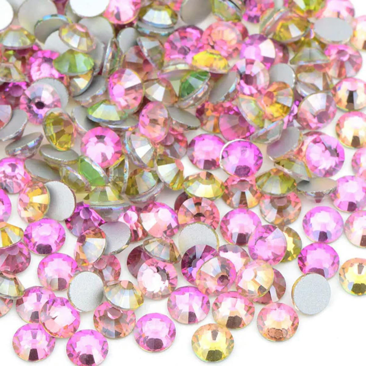 CIVIOOH SS6 SS8 SS10 SS12 SS16 SS20 SS30 Flatback Glass Rhinestones Clear Crystal AB Nail Strass Non-Hotfix Stone DIY Crafts
