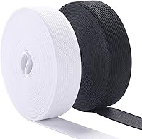 Vista 8 de Bandas elásticas para coser, banda elástica de tela elástica de 1 pulgada de ancho, carrete elástico para tejer, carrete elástico de 10 yardas
