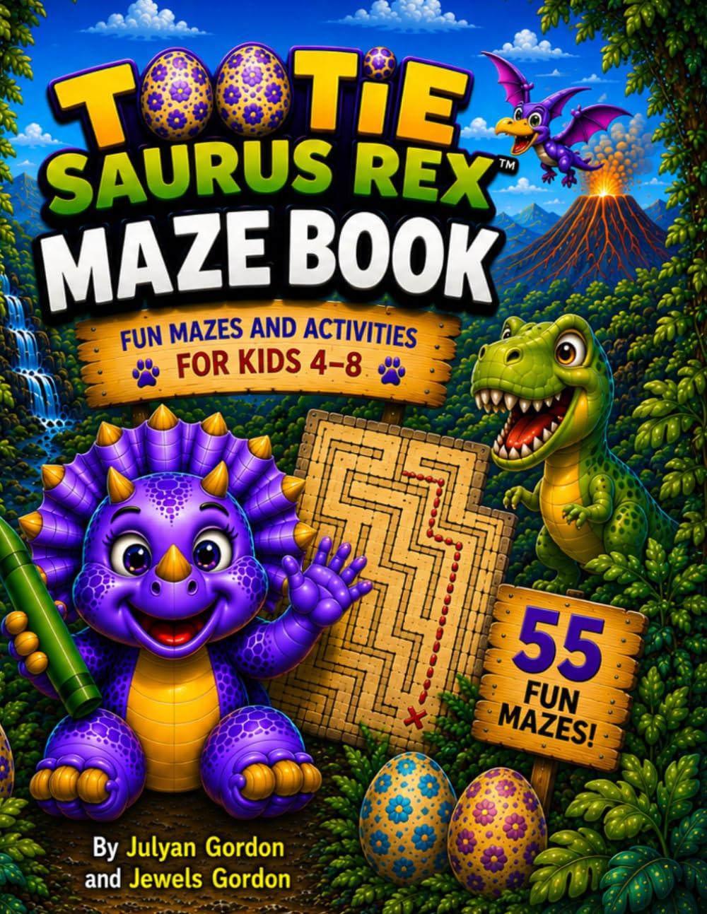 Tootie Saurus Rex™ Maze Book: Fun Dinosaur Mazes and Activities for Kids Ages 4–8 (Tootie Saurus Rex™ Series)