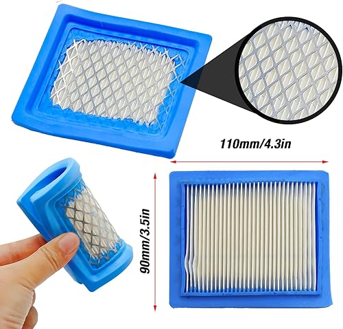 Miniatura 5 de 14 743 03-S Kit de cubierta de filtro de aire de repuesto para Kohler XT650 XT675, XT650-3021 Kit de limpieza de la base de la cubierta del filtro