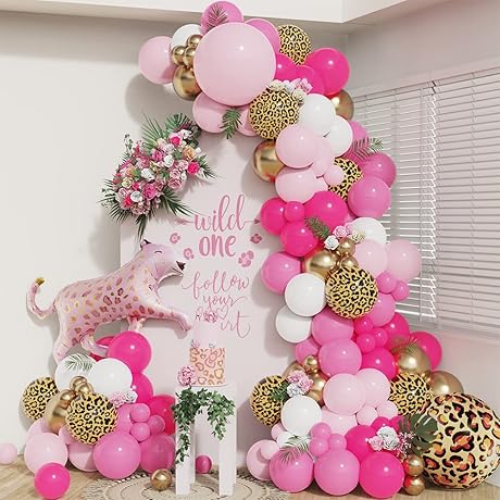 Pink Leopard Party Decorations for Wild Celebrations