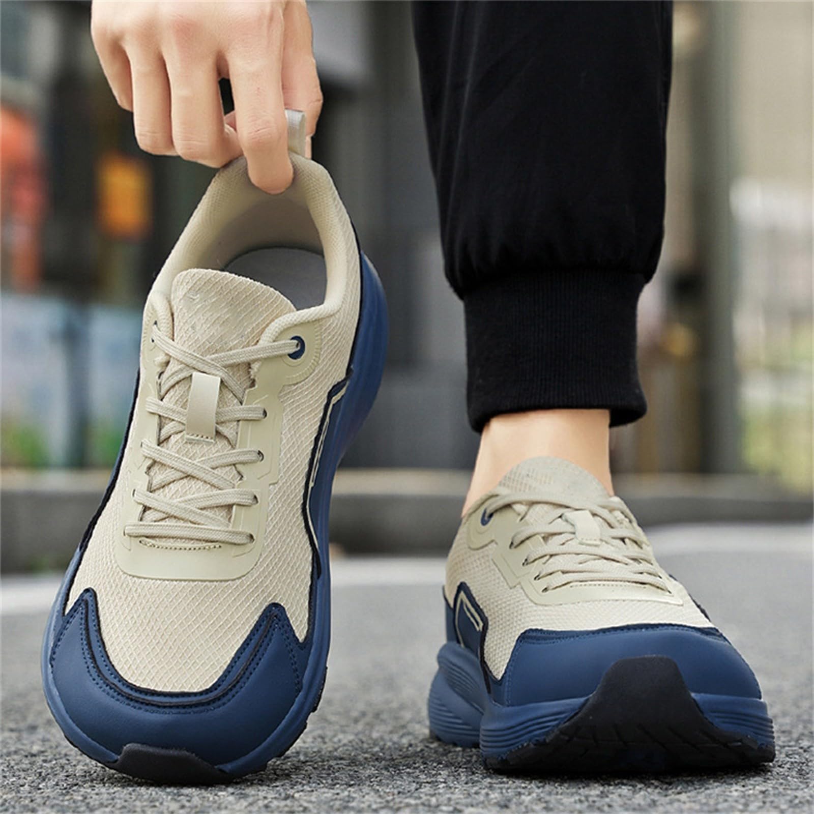 Scarpe da corsa da uomo con ammortizzazione, unisex, scarpe sportive da donna, scarpe da ginnastica in rete, scarpe da jogging antiscivolo, scarpe estive per attività all'aperto, scarpe da trekking
