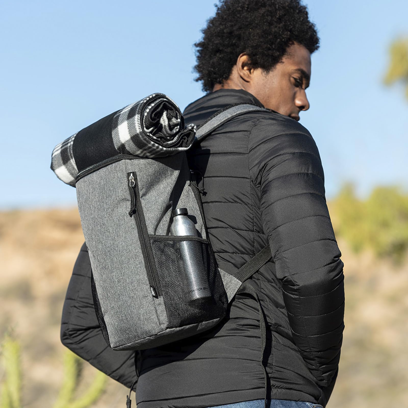 Mochila Térmica Porta Alimentos, Nevera Isotérmica Portátil en Peva, 10 litros, Bolsa para Hombres y Mujeres, Oficina, Acampada, Pícnic, Barbacoa, Playa