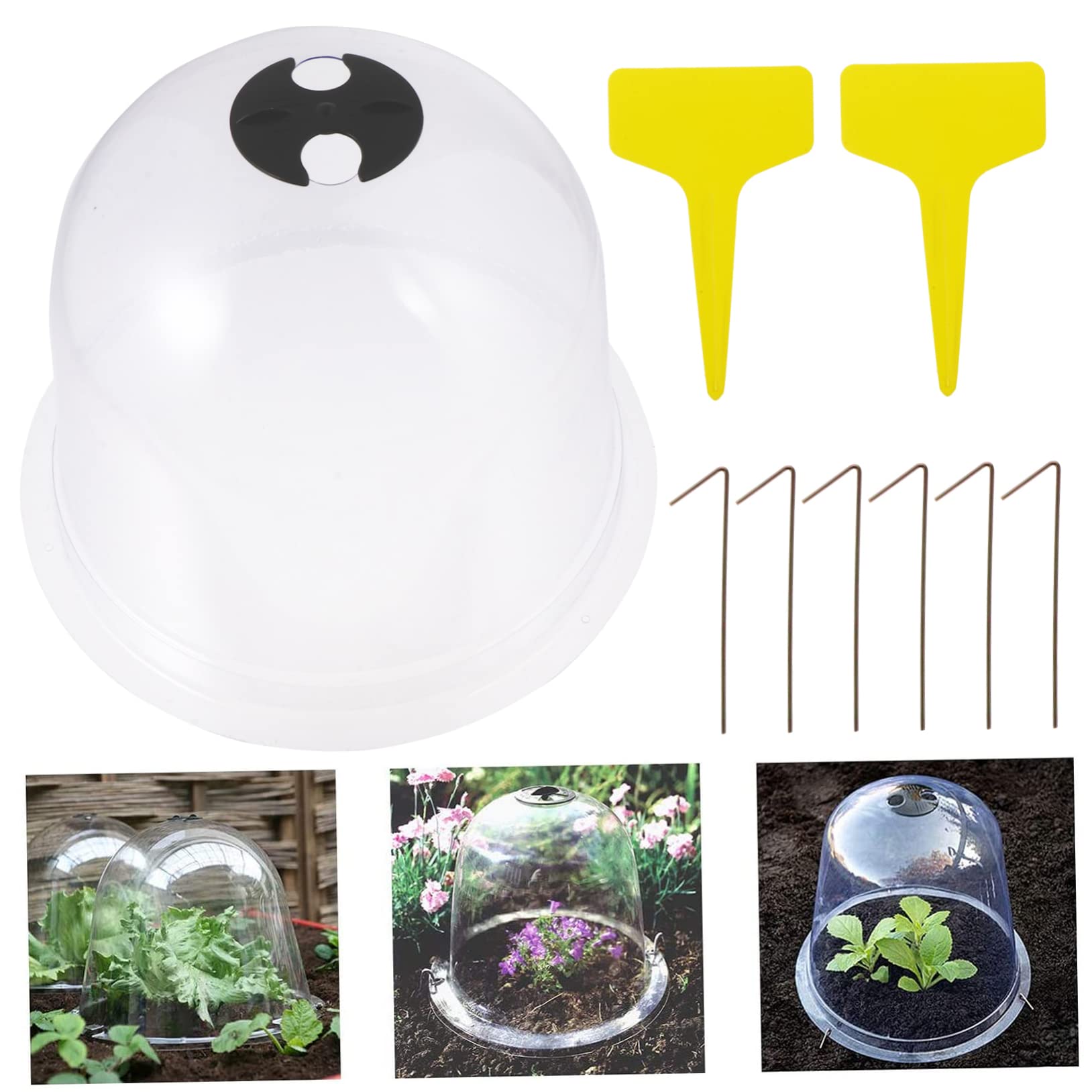 Toyvian Dôme en Plantes Protection PVC de Pièces Pépinière 6