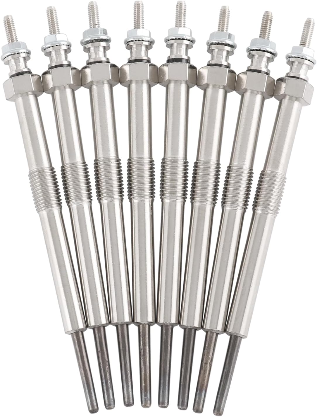 12639701 Glow Plugs 9G Replacement for 6.6L LBZ LML LMM LGH – Fits Chevy Silverado 2500HD 3500HD GMC Sierra 2006-2016, Replaces #97364968 (8 PCS)