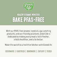Vista 7 de GreenLife Juego de 6 Piezas de Utensilios Antiadherentes para Hornear, Moldes de Cerámica para Horno No Tóxicos Libres de PFAS, Aptos