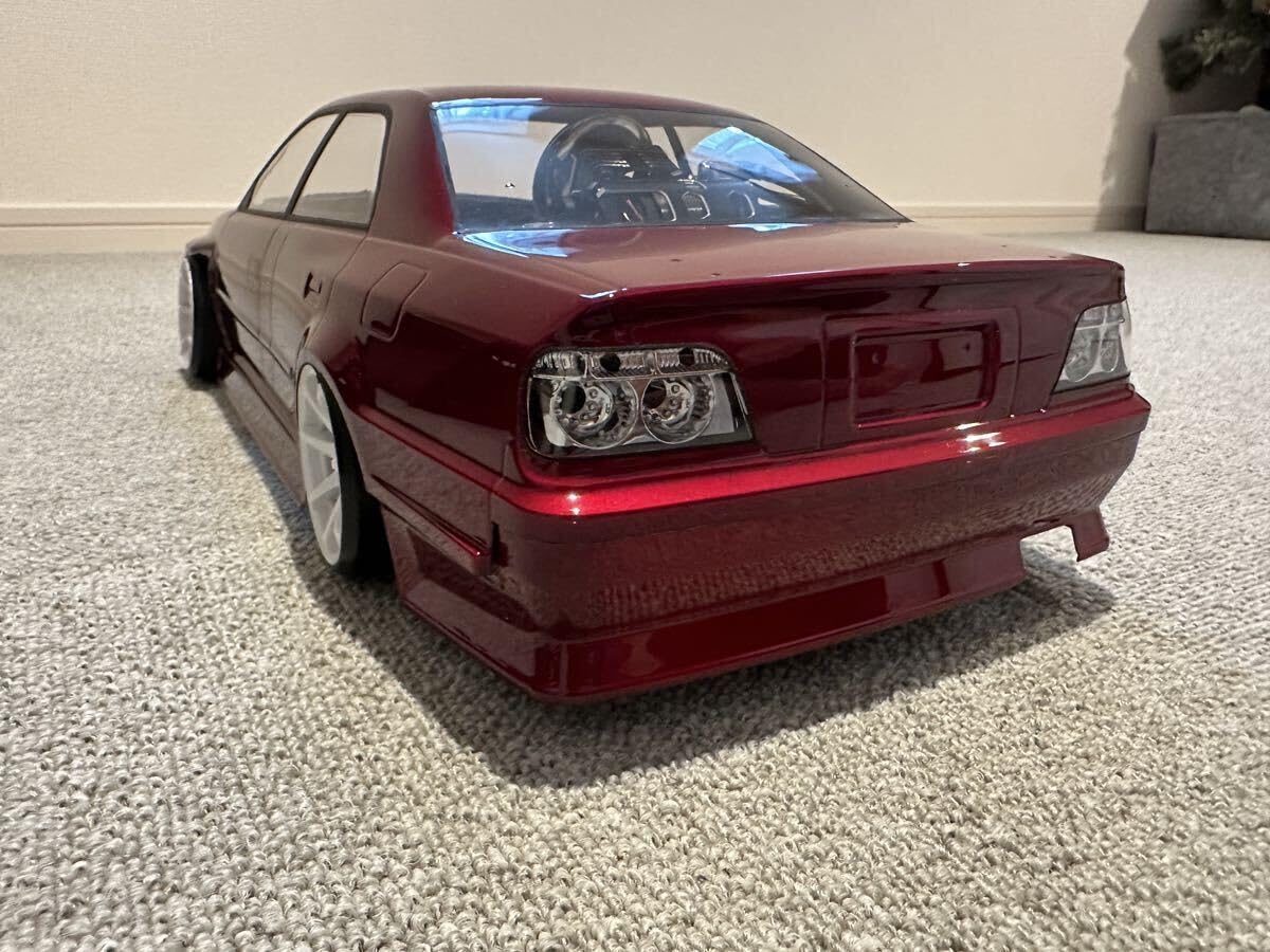 ヨコモ　クニーズ JZX100 チェイサー ボディ Amazon.co.jp: 1/10 トヨタ チェイサー JZX100 クニーズ ラジコン