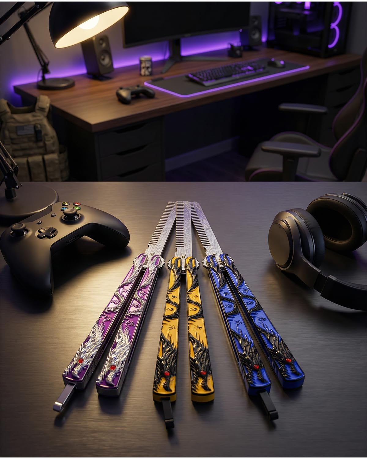Butterfly Dragon Desk Fidget Comb(987)