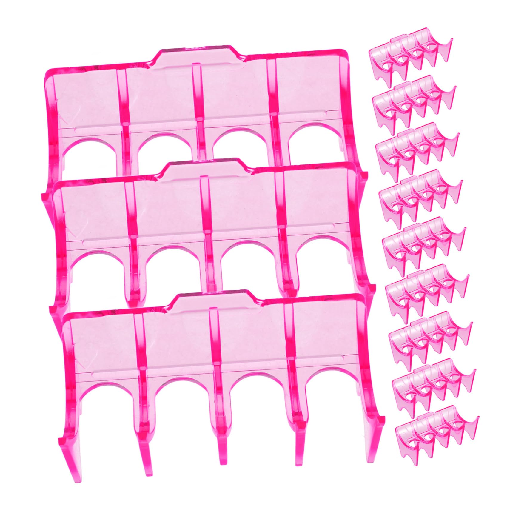 FOMIYES Hair Curling Rods Rack Insulation Bar Holders for Hairdressing Heat Resistant Hair Perm Roller Holder