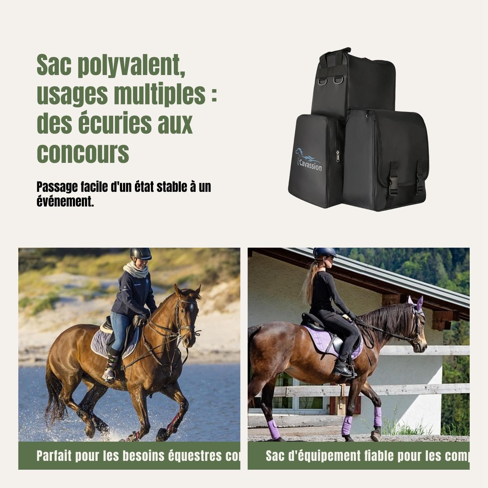 Sharplace Sac de Transport pour Bottes d'équitation, Support de Sacs équestres, équipement étanche, Sac à Dos pour Casque Polyvalent, Sac de Voyage, Sac de