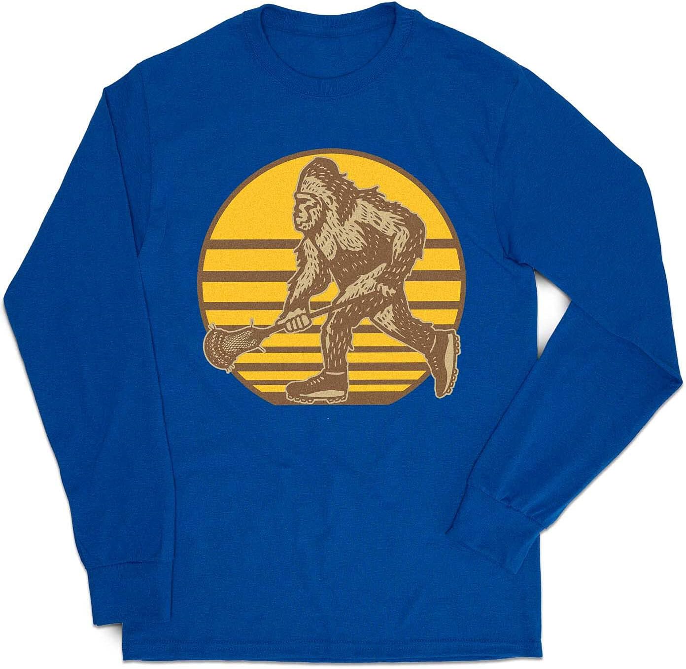 Guys Lacrosse Big Foot | Long Sleeve Shirt | Youth and Adult Sizes