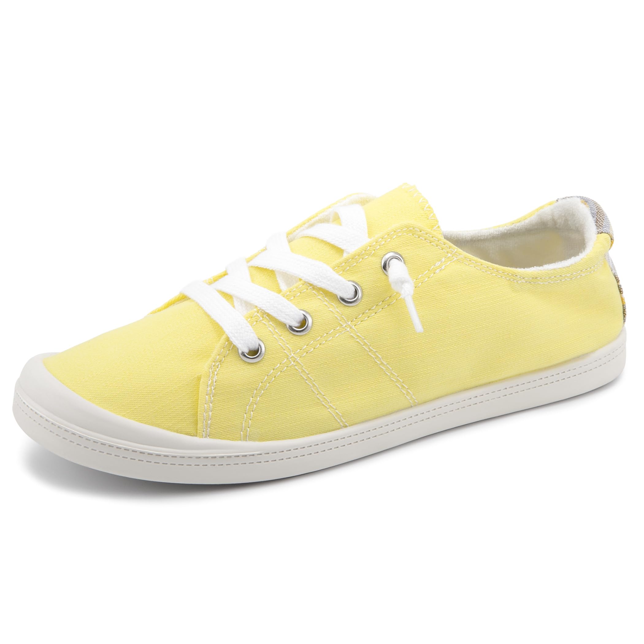 Women's Slip-On Canvas Sneakers, Low Top Walking Shoes