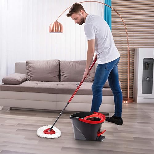 Miniatura 7 de Paquete de 2 recambios de fregona de repuesto para fregona EasyWring, repuesto de cabezal de trapeador giratorio EasyWring