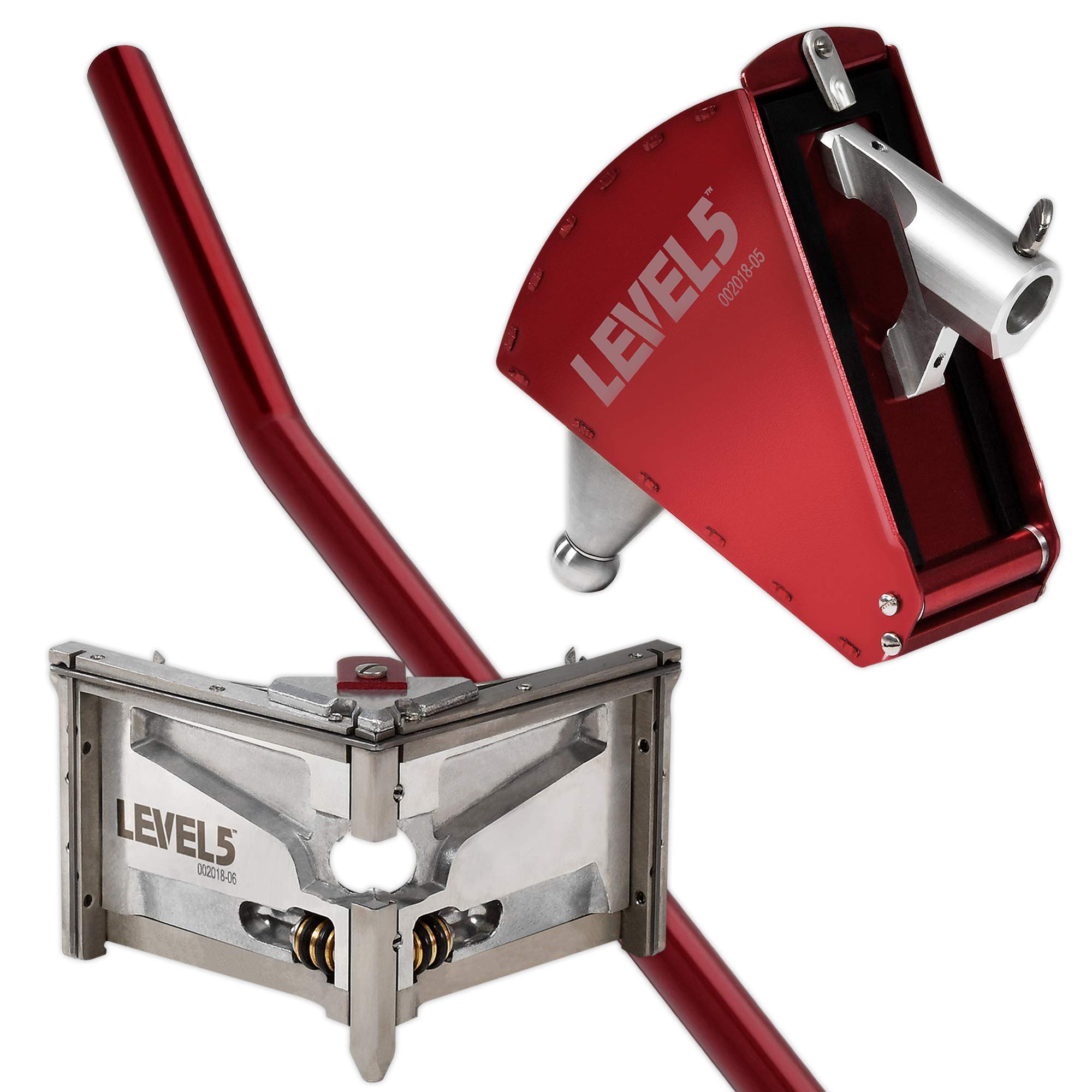 8-Inch Corner Applicator Box + 3-Inch Corner Finisher + Standard Handle - LEVEL5 | Pro-Grade | Angle