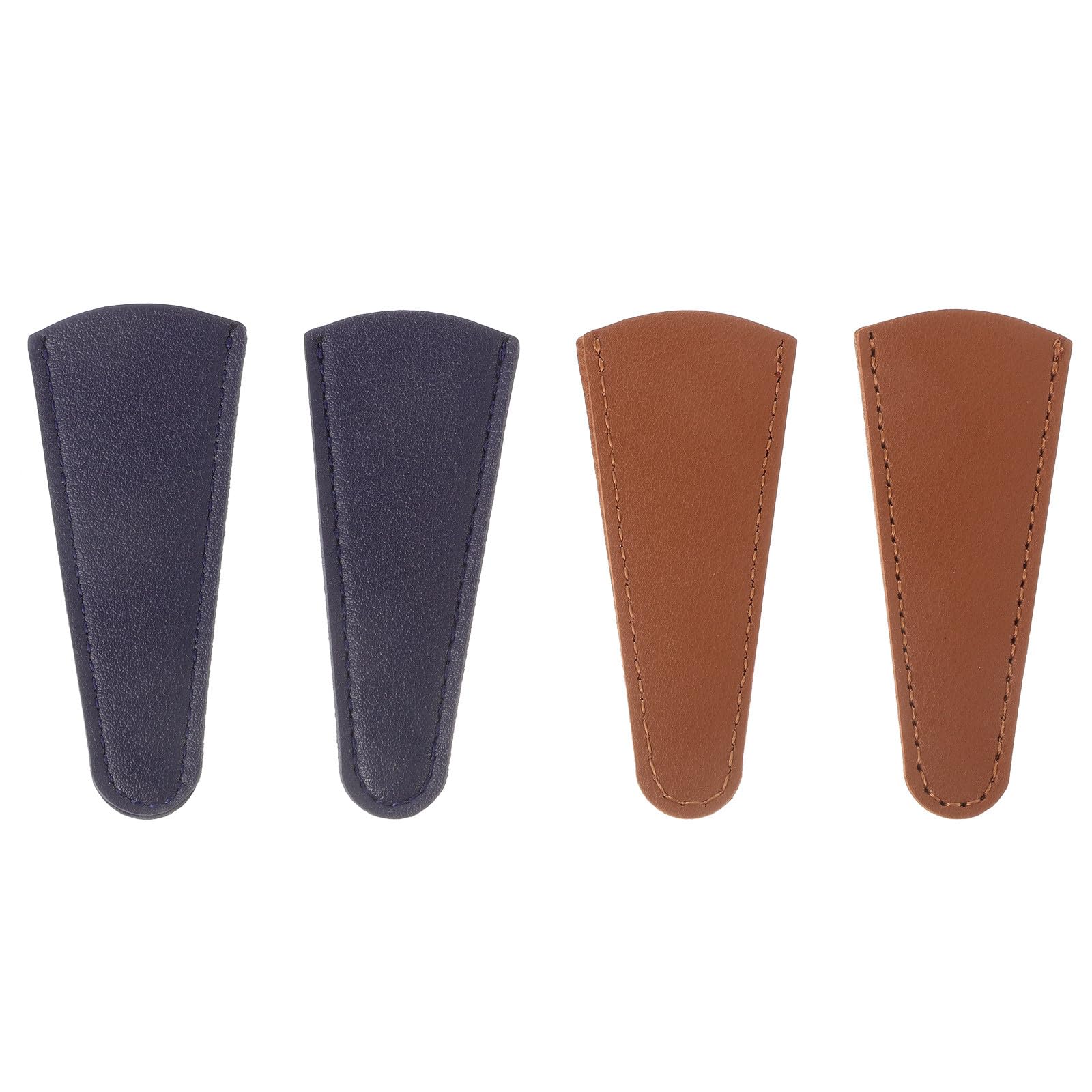 Funda de cuero para tijeras Tofficu de 4 piezas para costura y uñas