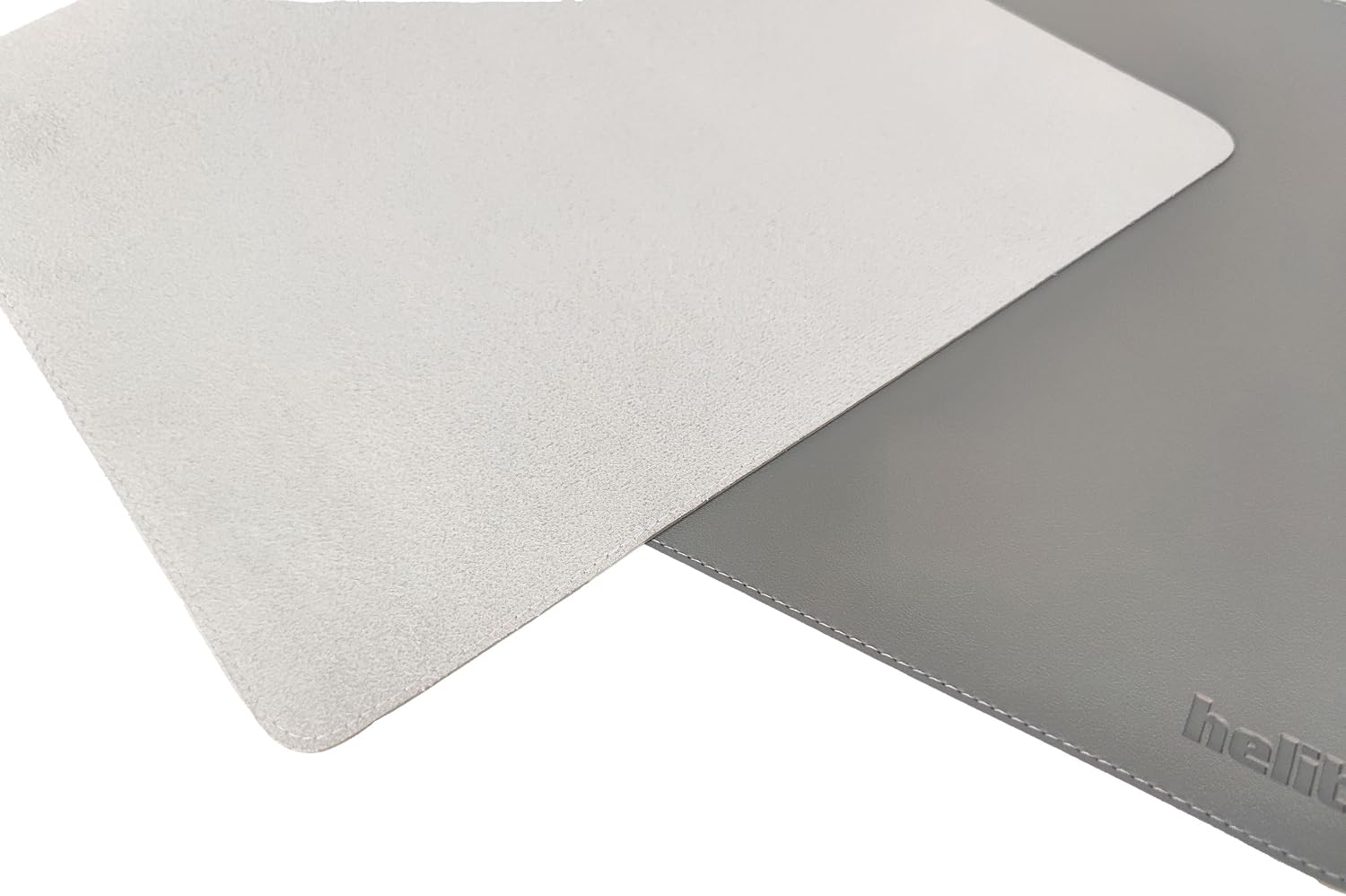 helit H2525082 - Desk Mat, The Flat Mat, Grey, 600 x 350 mm, Pack of 1, Gray