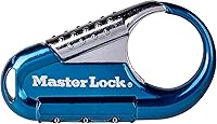 Vista 1 de Master Lock Cerradura de mochila 1548DCM, establece tu propia cerradura de combinación, los colores pueden variar