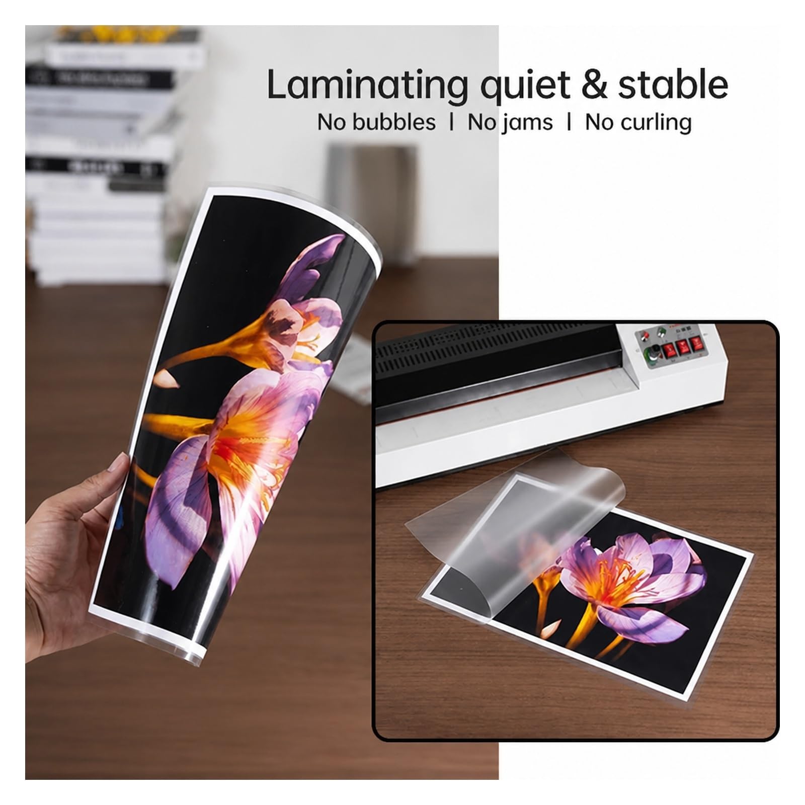 Laminator, Laminator Do Montażu Na Gorąco Maszyna Laminowania Zdjęć W Formacie A3/A4 do domu i biura