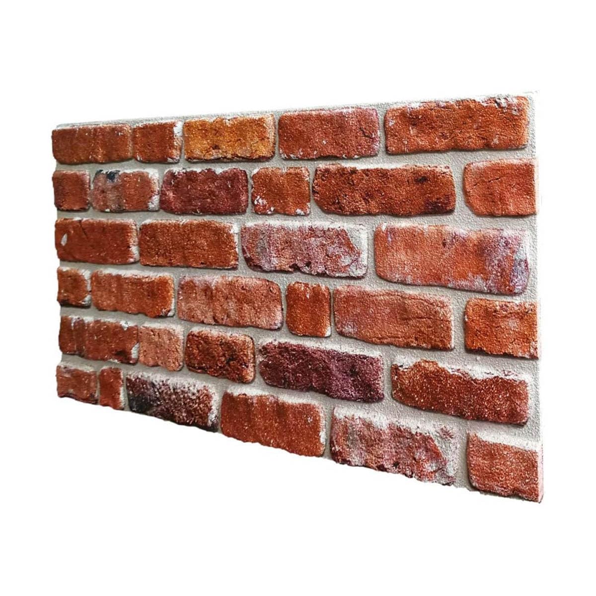 Panel de imitación de piedra de poliestireno expandido resinado. Medidas: 100 x 50 cm. Grosor de 2 cm. Caja de 10 paneles (desarrollan 5 m²)